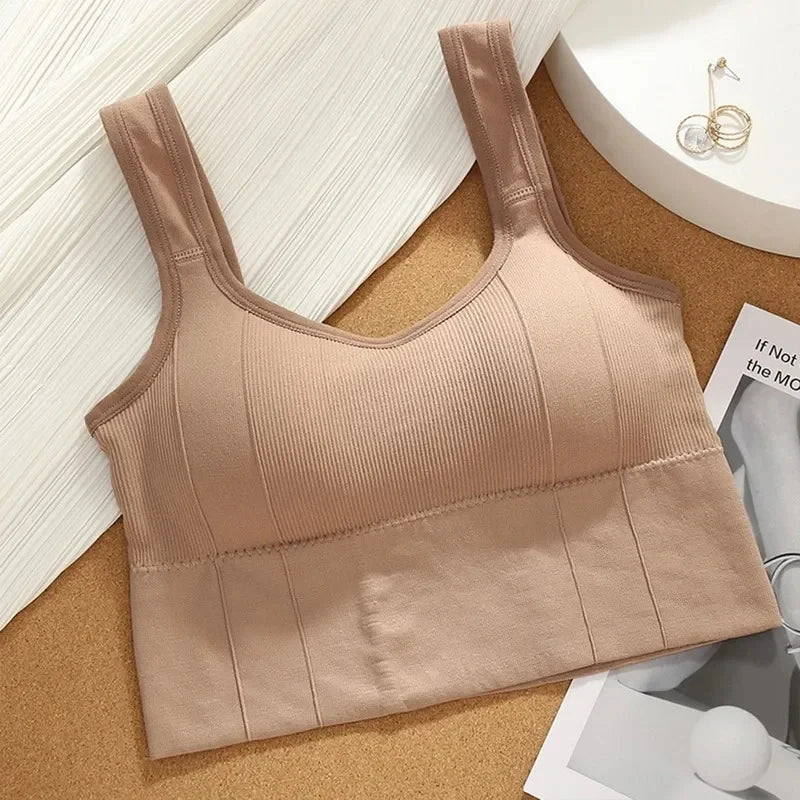 Sujetador deportivo transpirable antisudor para mujer, Top de Yoga sin costuras, Top corto a prueba de golpes, Sujetador deportivo Push Up, Top de entrenamiento para gimnasio