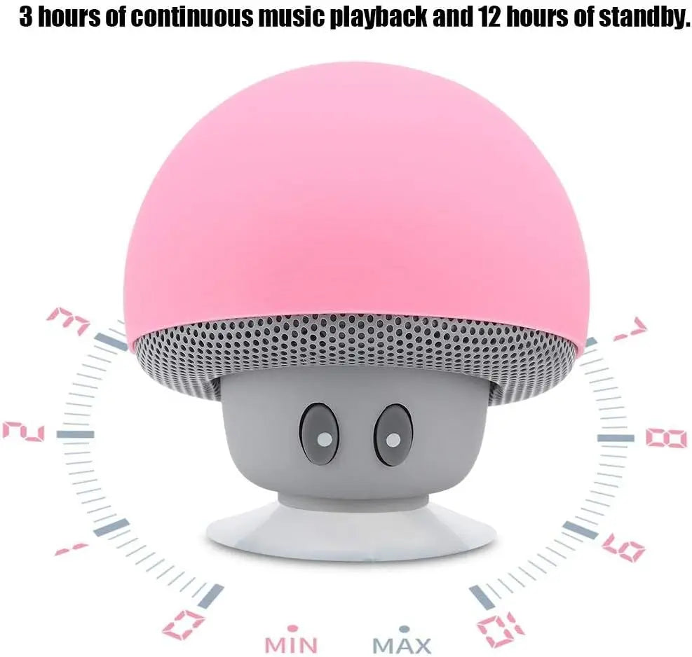 Altavoz Bluetooth inalámbrico de alta calidad, subwoofer de alcance inalámbrico de 30 pies con ventosa, adecuado para ciclismo, Picnic al aire libre