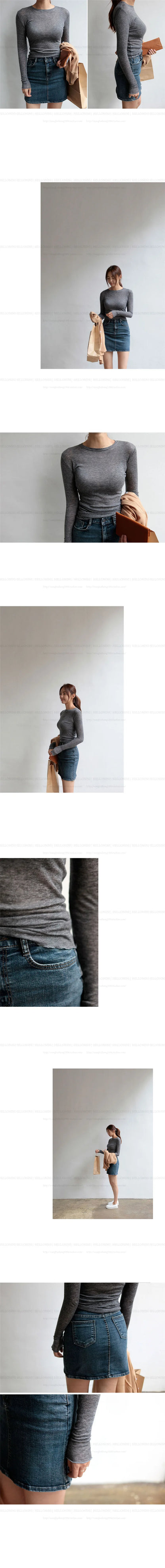 Camiseta lisa de alta calidad para mujer, camisetas básicas elásticas, Tops informales para mujer, camiseta fina Sexy de manga larga transparente