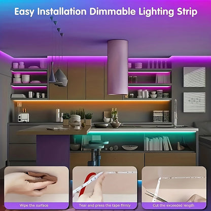 Tira de luces Led de 10m y 20m con Control remoto de 44 teclas, cinta RGB, pared Led para habitación, decoración de fiesta, dormitorio, retroiluminación de TV