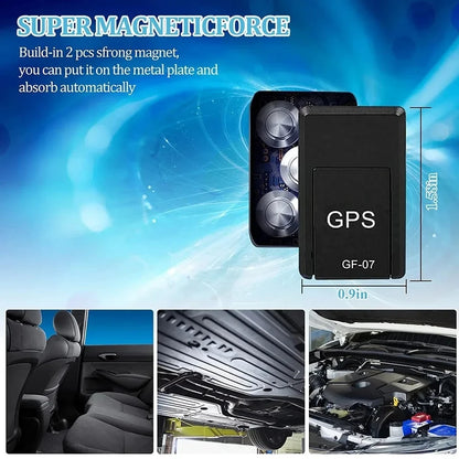 Rastreador GPS micro magnético, monitor de seguimiento antirrobo en tiempo real para motocicletas y vehículos, mini GPS de posicionamiento antipérdida personal