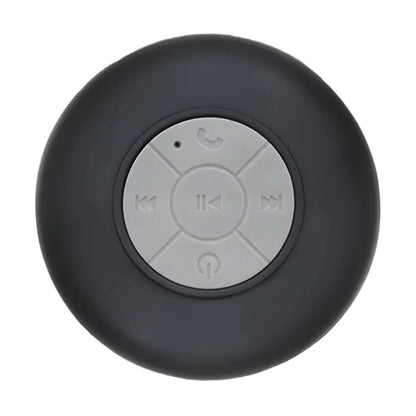Altavoz Bluetooth resistente al agua con luces LED coloridas, fuerte ventosa y soporte para teléfono, mini altavoz portátil para exteriores/espectáculos