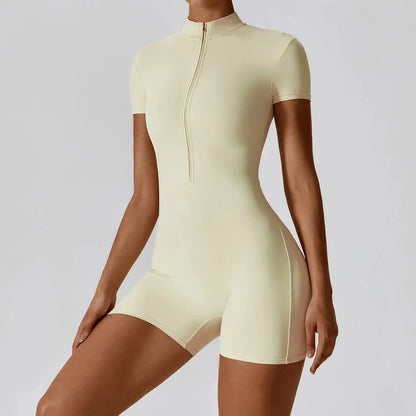 Selección alemana, mono de Yoga de manga corta, monos para mujer, conjunto de Yoga, ropa de gimnasio, chándal de entrenamiento, mono de Fitness para baile