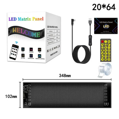 Ojos Led para Camión,  Matriz Led RGB, Bluetooth