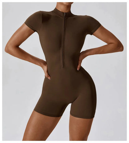 Selección alemana, mono de Yoga de manga corta, monos para mujer, conjunto de Yoga, ropa de gimnasio, chándal de entrenamiento, mono de Fitness para baile
