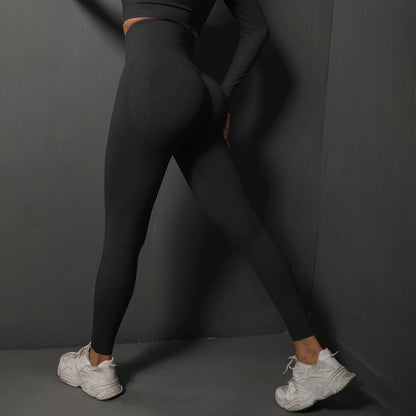 Mallas de gimnasio sin costuras para mujer, pantalones de Yoga sexys de cintura alta, mallas de levantamiento de glúteos, ropa deportiva para mujer, ropa deportiva