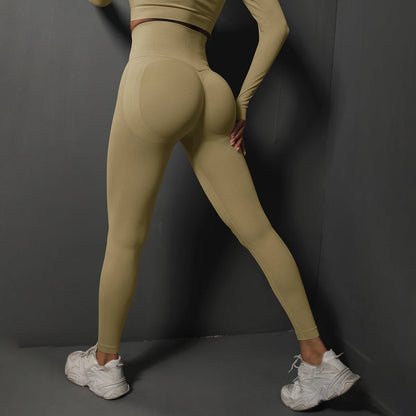 Mallas de gimnasio sin costuras para mujer, pantalones de Yoga sexys de cintura alta, mallas de levantamiento de glúteos, ropa deportiva para mujer, ropa deportiva
