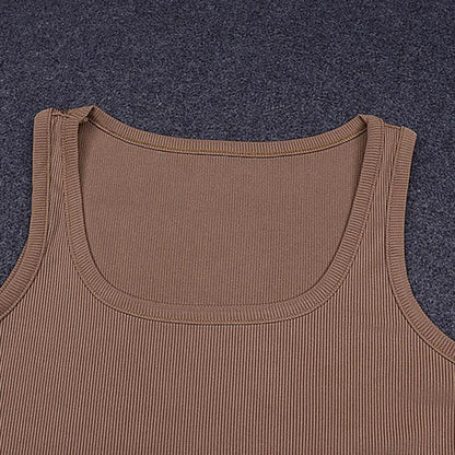 Body de punto sin mangas para mujer, Tops sexys ajustados con hombros descubiertos, corpiño informal de calle para discoteca