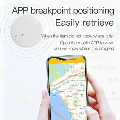 Mini localizador GPS con alarma antipérdida, llavero con etiqueta inteligente Compatible con Bluetooth, rastreador de llaves para perros, mascotas y niños