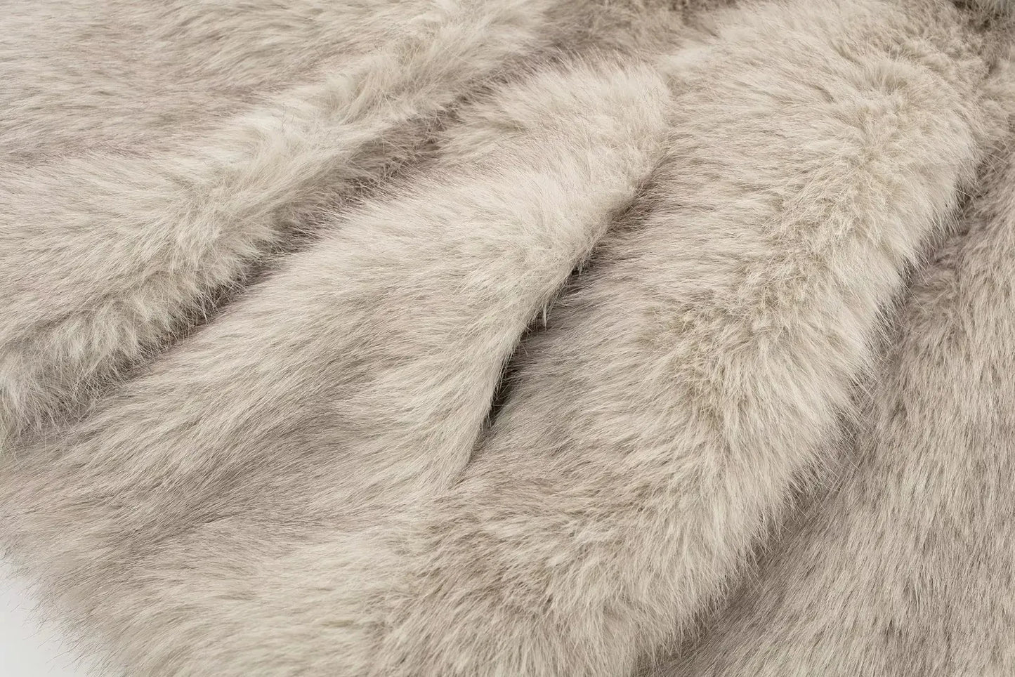 TRAFZA, chaqueta recortada de piel sintética a la moda para mujer, abrigo de manga larga con botón frontal a presión, prendas de vestir exteriores para mujer, abrigo grueso con cuello de solapa elegante