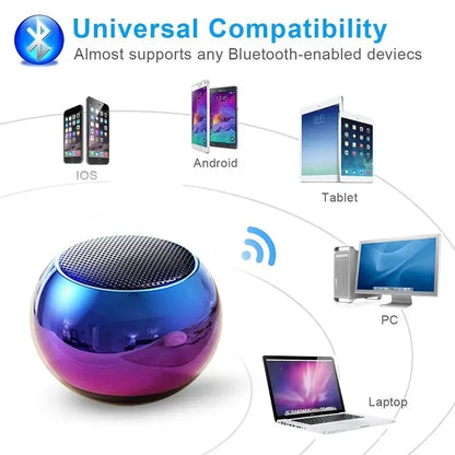 Altavoz inalámbrico con Bluetooth , Subwoofer envolvente estéreo pesado de Metal