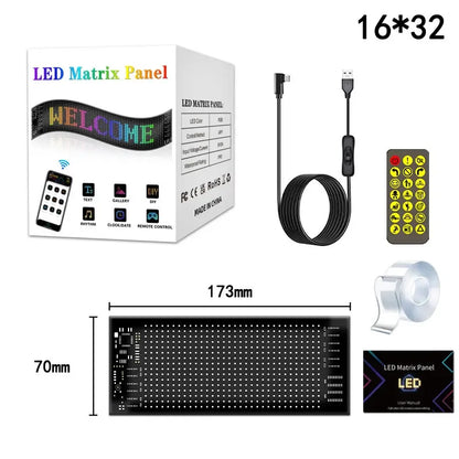 Ojos Led para Camión,  Matriz Led RGB, Bluetooth