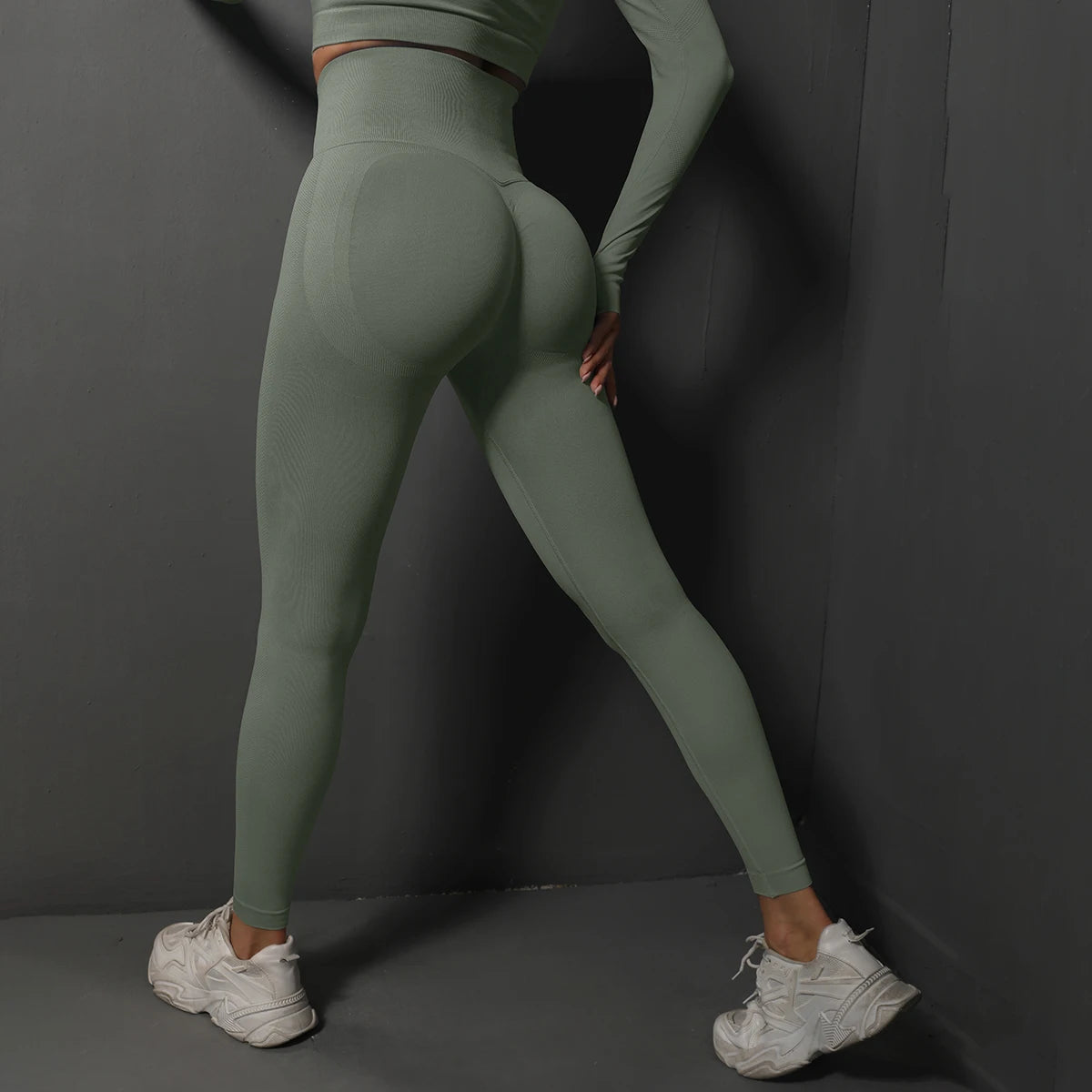 Mallas de gimnasio sin costuras para mujer, pantalones de Yoga sexys de cintura alta, mallas de levantamiento de glúteos, ropa deportiva para mujer, ropa deportiva