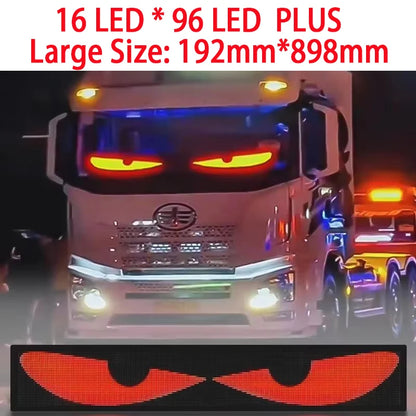 Letrero OJOS LED , Bluetooth, Auto / Camion