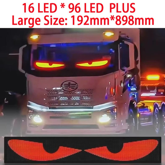 Letrero OJOS LED , Bluetooth, Auto / Camion