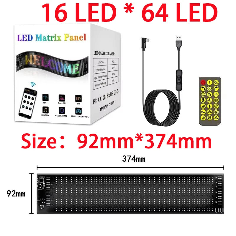 Letrero OJOS LED , Bluetooth, Auto / Camion