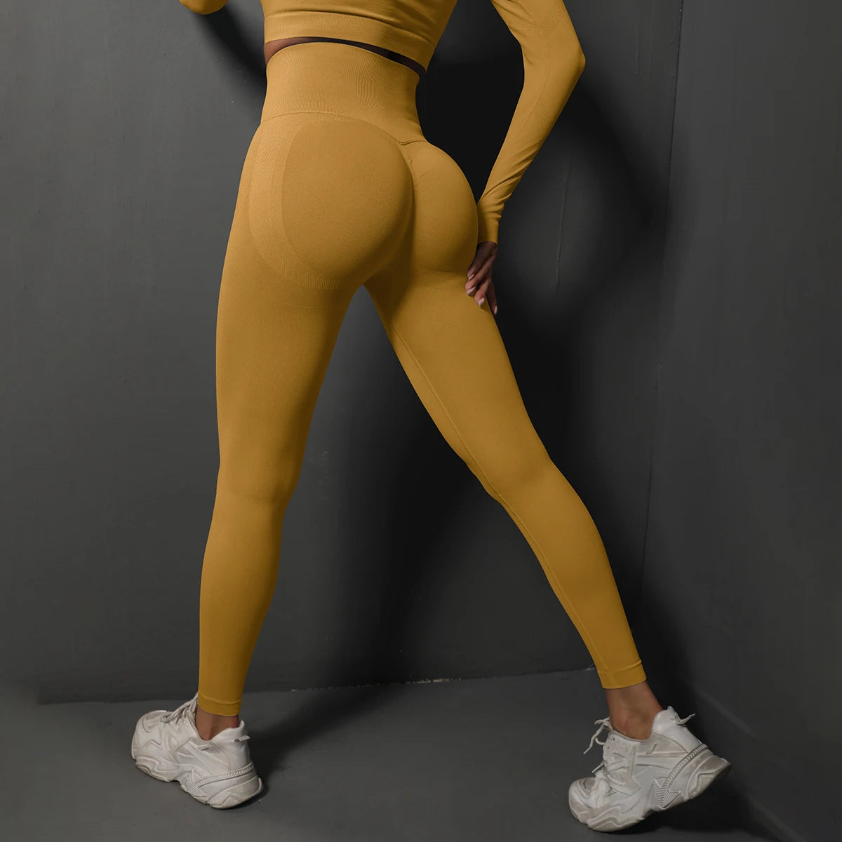 Mallas de gimnasio sin costuras para mujer, pantalones de Yoga sexys de cintura alta, mallas de levantamiento de glúteos, ropa deportiva para mujer, ropa deportiva