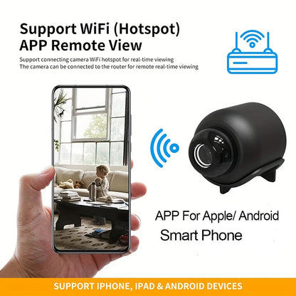 Nueva Mini cámara X5 1080P visión nocturna clara cámaras Premium portátiles ligeras detección de movimiento cámara de vigilancia WiFi inalámbrica