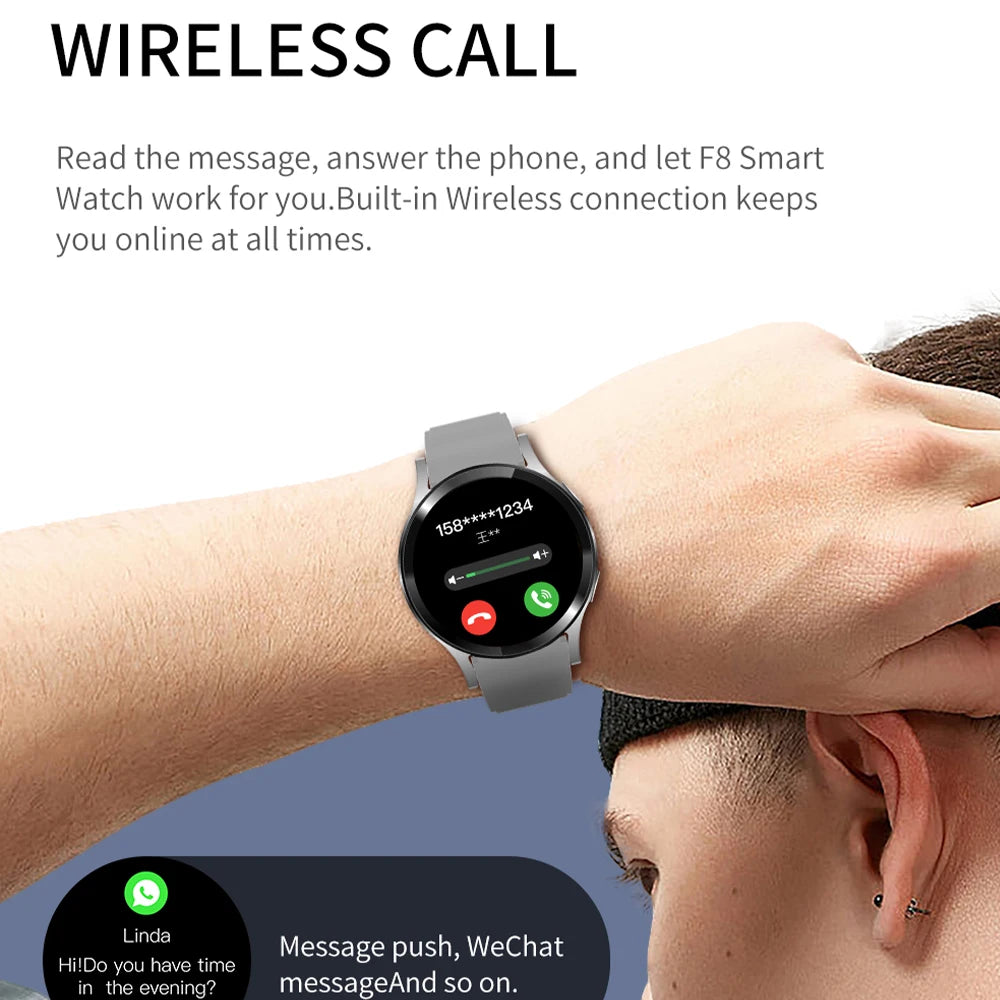 2025 nuevos relojes inteligentes con llamada Bluetooth Pro 1,32 pulgadas 160*160 esferas personalizadas deporte hombres y mujeres Monitor de salud Smartwatch para hombre