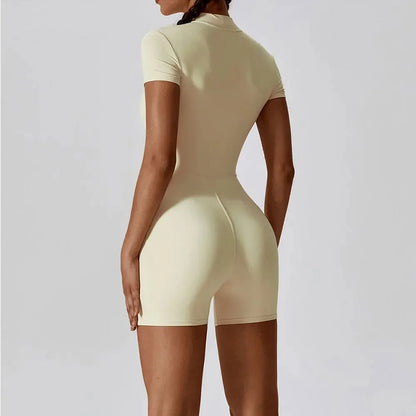 Selección alemana, mono de Yoga de manga corta, monos para mujer, conjunto de Yoga, ropa de gimnasio, chándal de entrenamiento, mono de Fitness para baile
