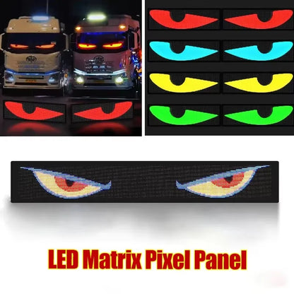 Letrero OJOS LED , Bluetooth, Auto / Camion