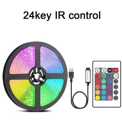 Tira de luces Led de 10m y 20m con Control remoto de 44 teclas, cinta RGB, pared Led para habitación, decoración de fiesta, dormitorio, retroiluminación de TV