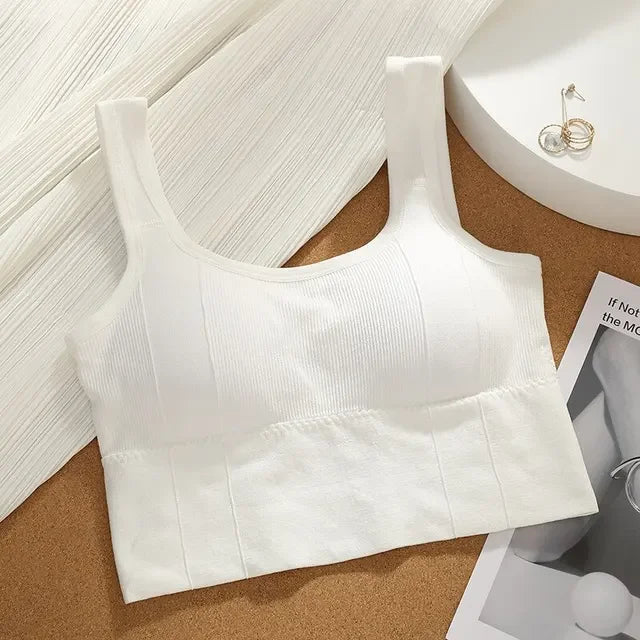 Sujetador deportivo transpirable antisudor para mujer, Top de Yoga sin costuras, Top corto a prueba de golpes, Sujetador deportivo Push Up, Top de entrenamiento para gimnasio