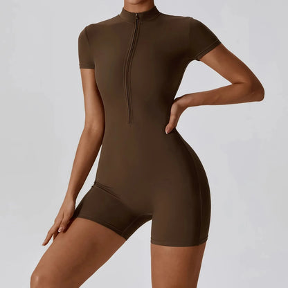 Selección alemana, mono de Yoga de manga corta, monos para mujer, conjunto de Yoga, ropa de gimnasio, chándal de entrenamiento, mono de Fitness para baile