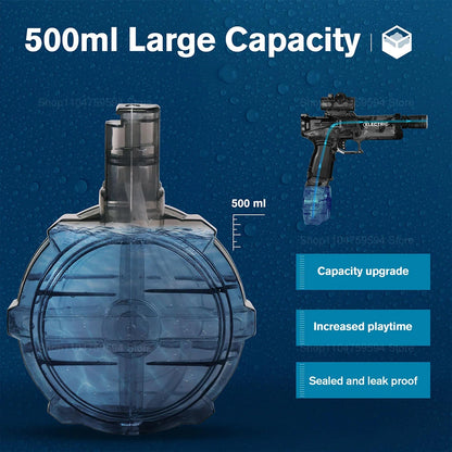Pistola de agua eléctrica para adultos y niños, pistola de agua automática con luces Led, piscina al aire libre de verano, juguetes para fiesta en la playa, regalos