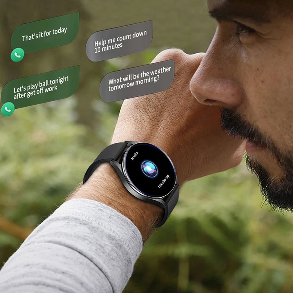 2025 nuevos relojes inteligentes con llamada Bluetooth Pro 1,32 pulgadas 160*160 esferas personalizadas deporte hombres y mujeres Monitor de salud Smartwatch para hombre
