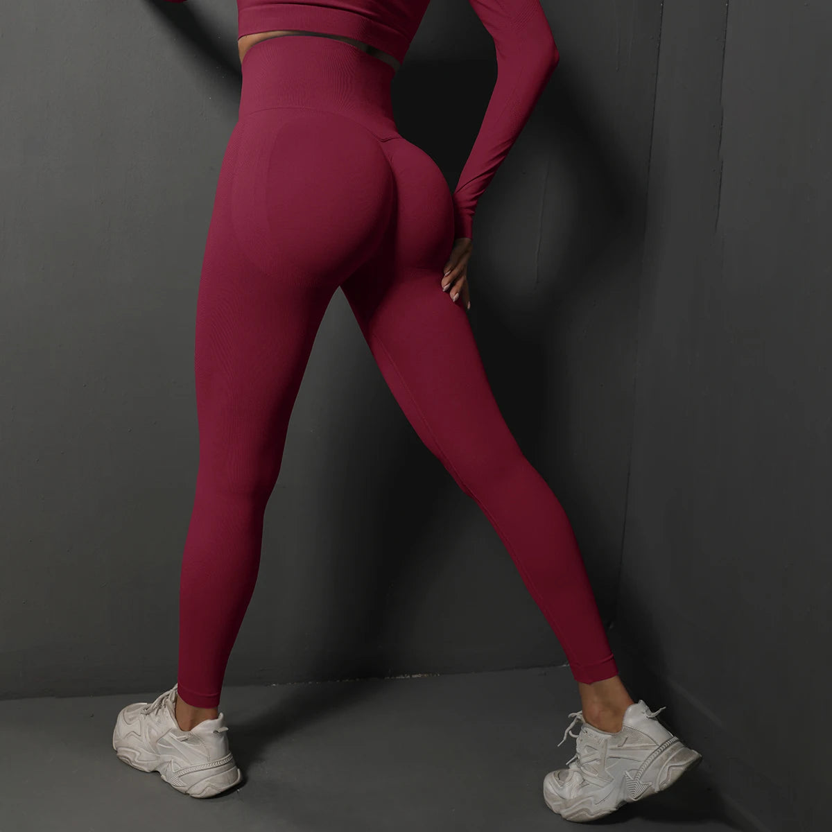 Mallas de gimnasio sin costuras para mujer, pantalones de Yoga sexys de cintura alta, mallas de levantamiento de glúteos, ropa deportiva para mujer, ropa deportiva