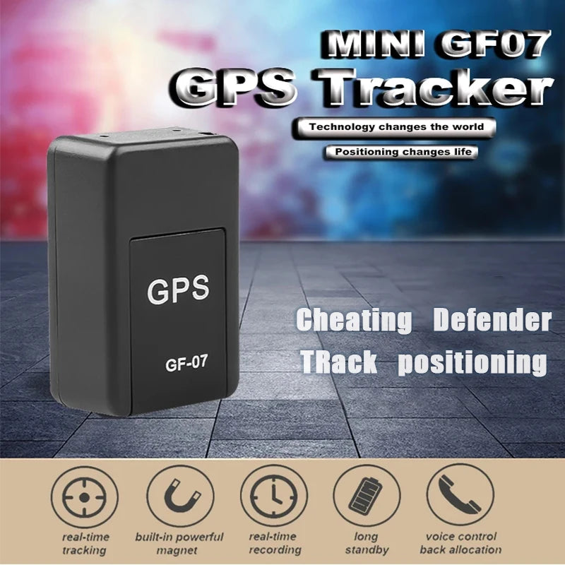 Rastreador GPS micro magnético, monitor de seguimiento antirrobo en tiempo real para motocicletas y vehículos, mini GPS de posicionamiento antipérdida personal