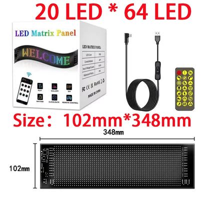 Letrero OJOS LED , Bluetooth, Auto / Camion