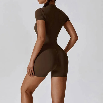 Selección alemana, mono de Yoga de manga corta, monos para mujer, conjunto de Yoga, ropa de gimnasio, chándal de entrenamiento, mono de Fitness para baile