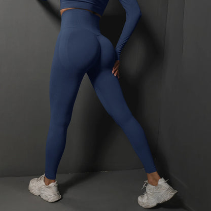 Mallas de gimnasio sin costuras para mujer, pantalones de Yoga sexys de cintura alta, mallas de levantamiento de glúteos, ropa deportiva para mujer, ropa deportiva