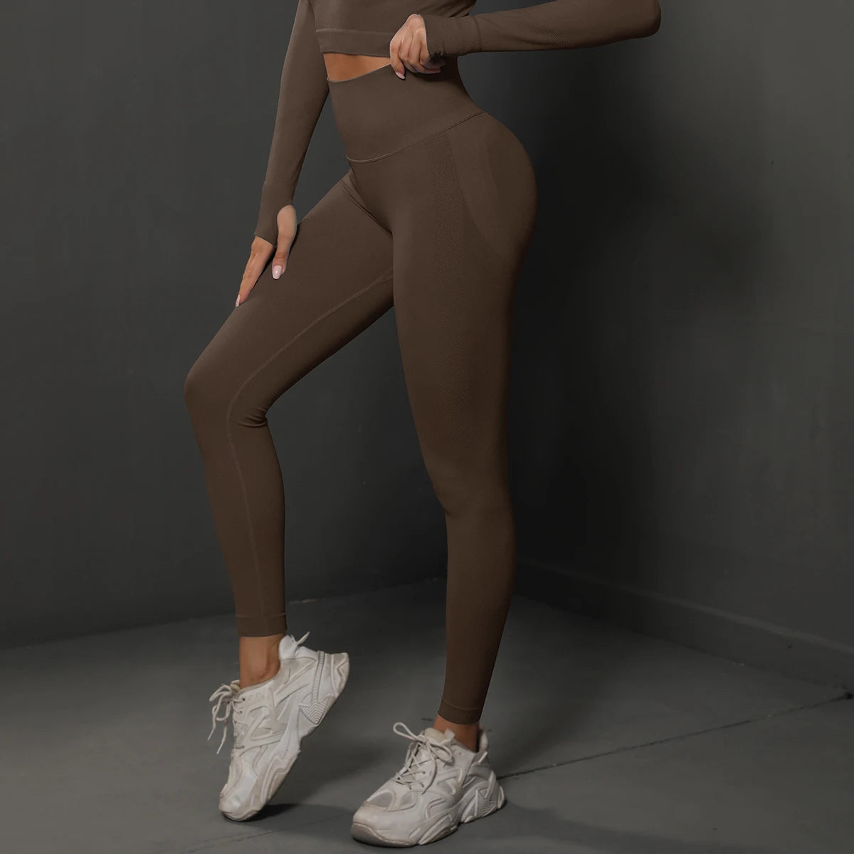 Mallas de gimnasio sin costuras para mujer, pantalones de Yoga sexys de cintura alta, mallas de levantamiento de glúteos, ropa deportiva para mujer, ropa deportiva
