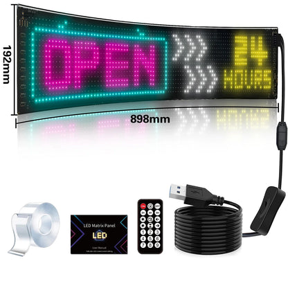 Ojos Led para Camión,  Matriz Led RGB, Bluetooth