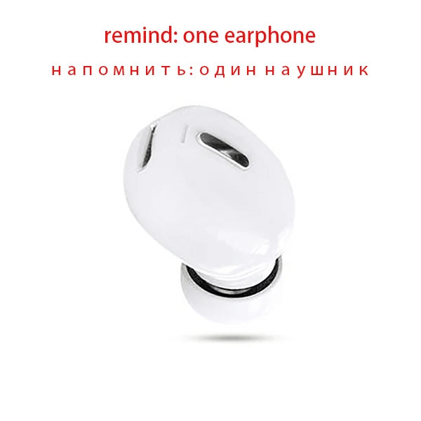 Auriculares inalámbricos X9 compatibles con Bluetooth 5,0 con micrófono, auriculares deportivos intrauditivos individuales para Xiaomi Huawei, auriculares con sonido estéreo