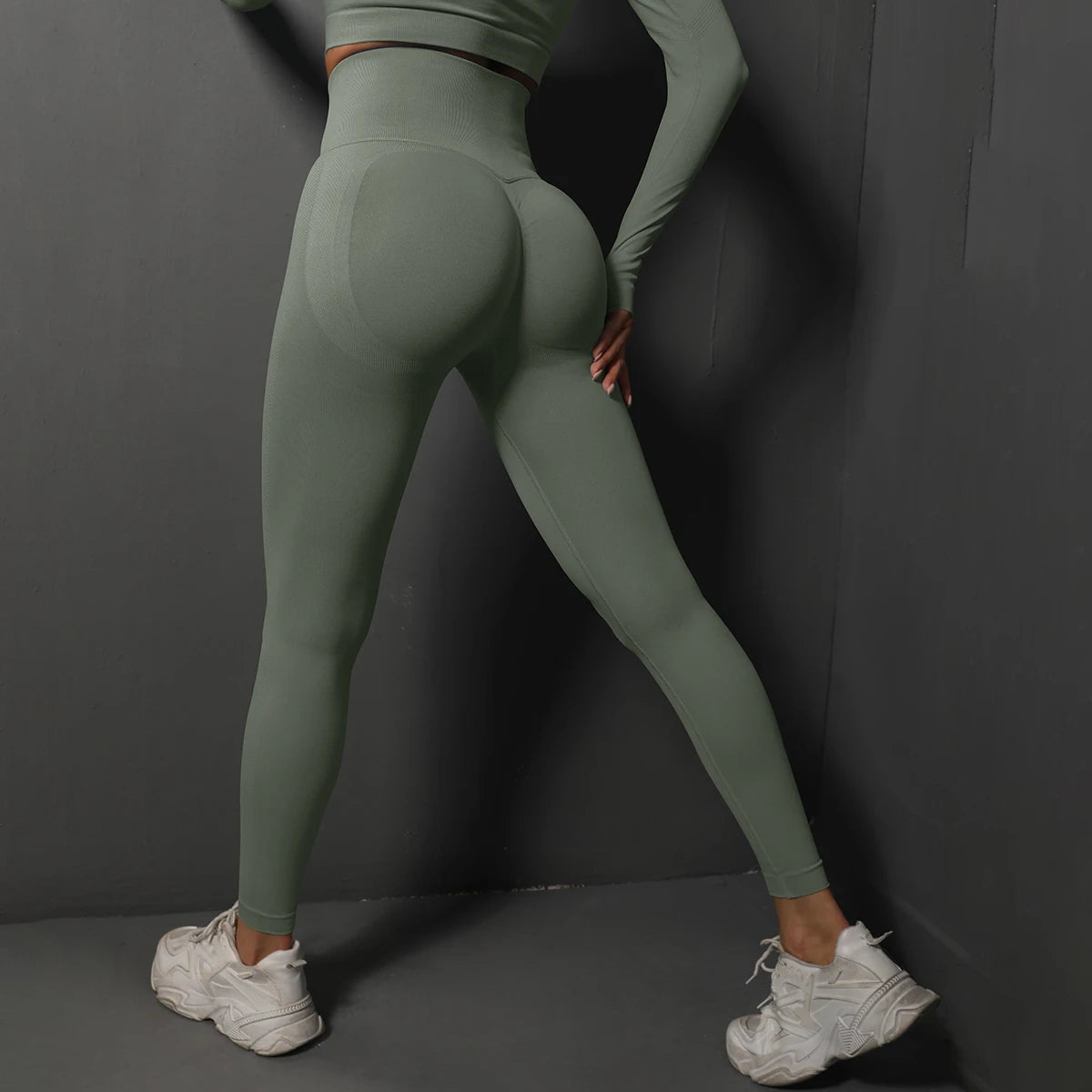 Mallas de gimnasio sin costuras para mujer, pantalones de Yoga sexys de cintura alta, mallas de levantamiento de glúteos, ropa deportiva para mujer, ropa deportiva