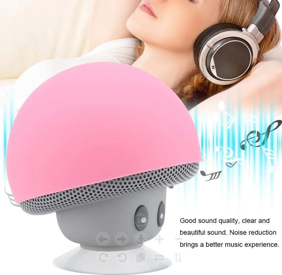 Altavoz Bluetooth inalámbrico de alta calidad, subwoofer de alcance inalámbrico de 30 pies con ventosa, adecuado para ciclismo, Picnic al aire libre