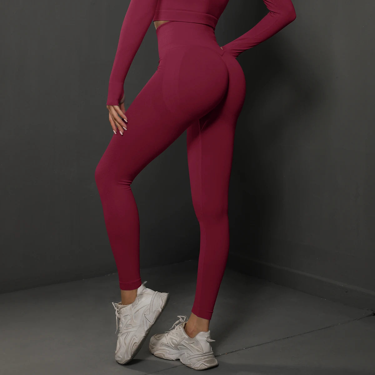 Mallas de gimnasio sin costuras para mujer, pantalones de Yoga sexys de cintura alta, mallas de levantamiento de glúteos, ropa deportiva para mujer, ropa deportiva